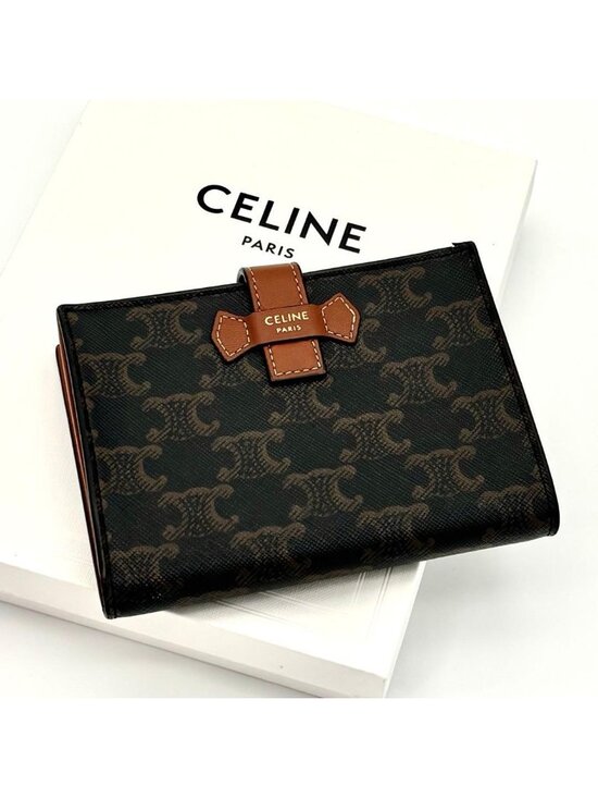 Celine Handbags - ★SOLD★ Celine Wallet Strap All Over Pattern Black